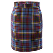 Skirt, Ladies Pencil Style, Tartan Wool